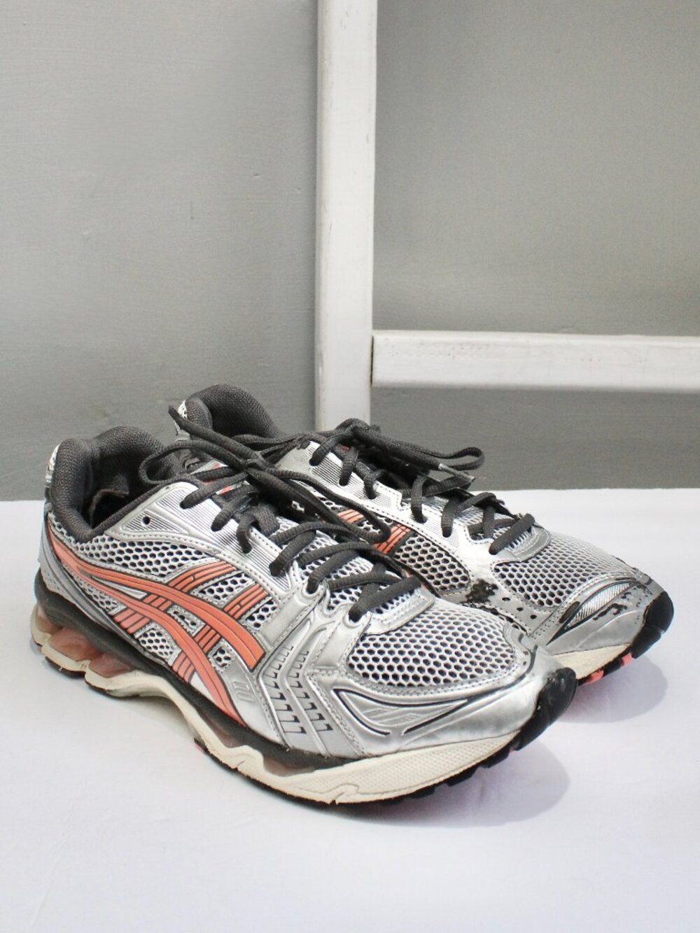 ASICS Gel Kayano 14 Silver Papaya 1203A740 101 Size 11 Mens